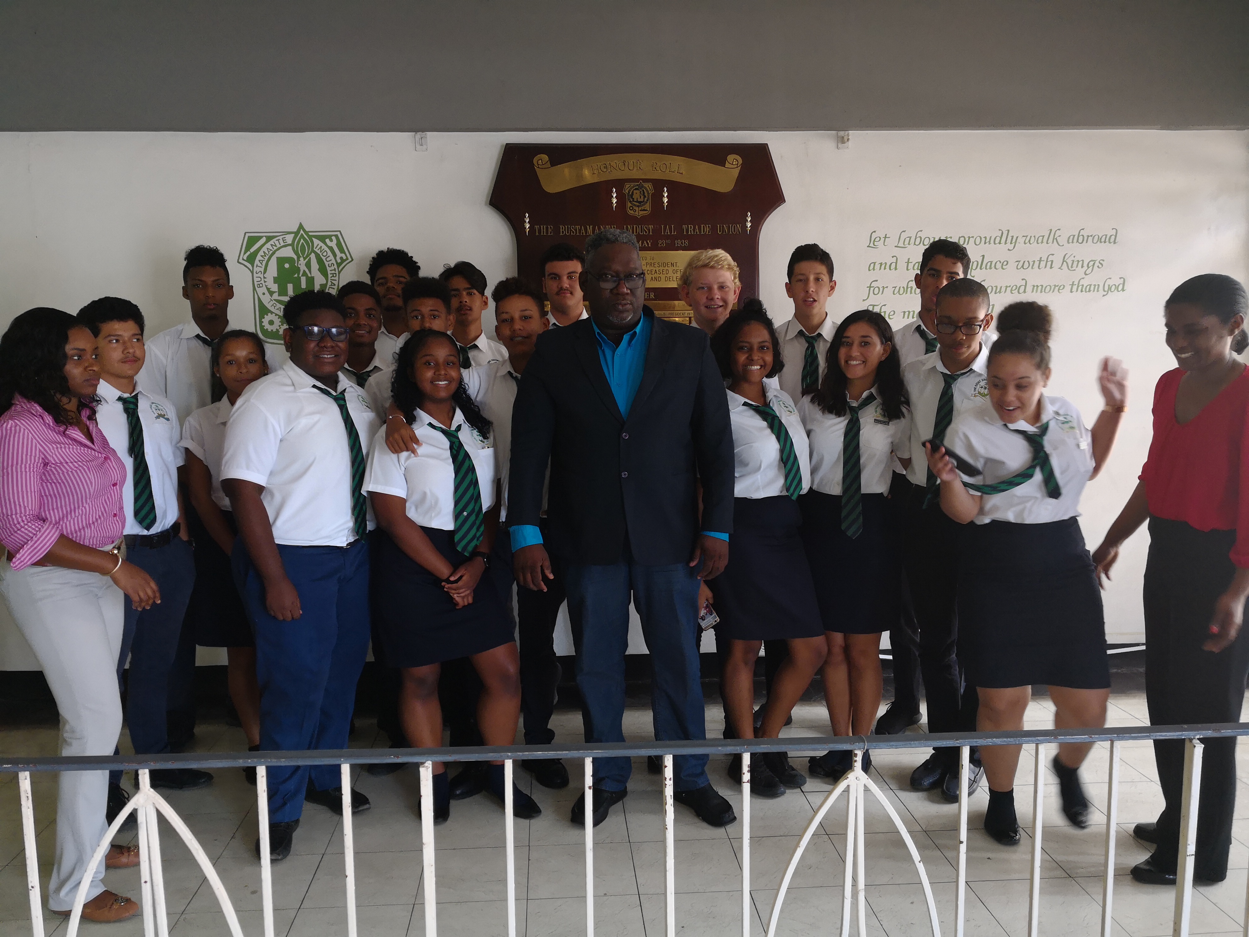 BITU Hosts Heinz Simonitsch School students